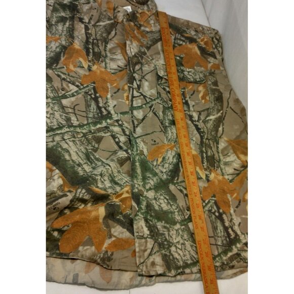 Outfitters Ridge Tree Camo Shirt Men XL Button Down Long Sleeve Twill Camouflage - Picture 6 of 16